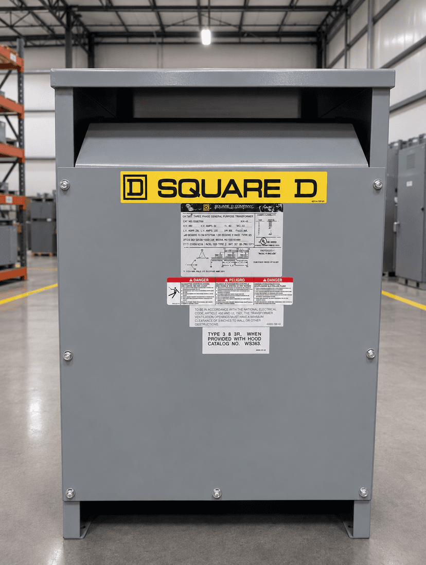 GE 45 kVA dry-type transformer
